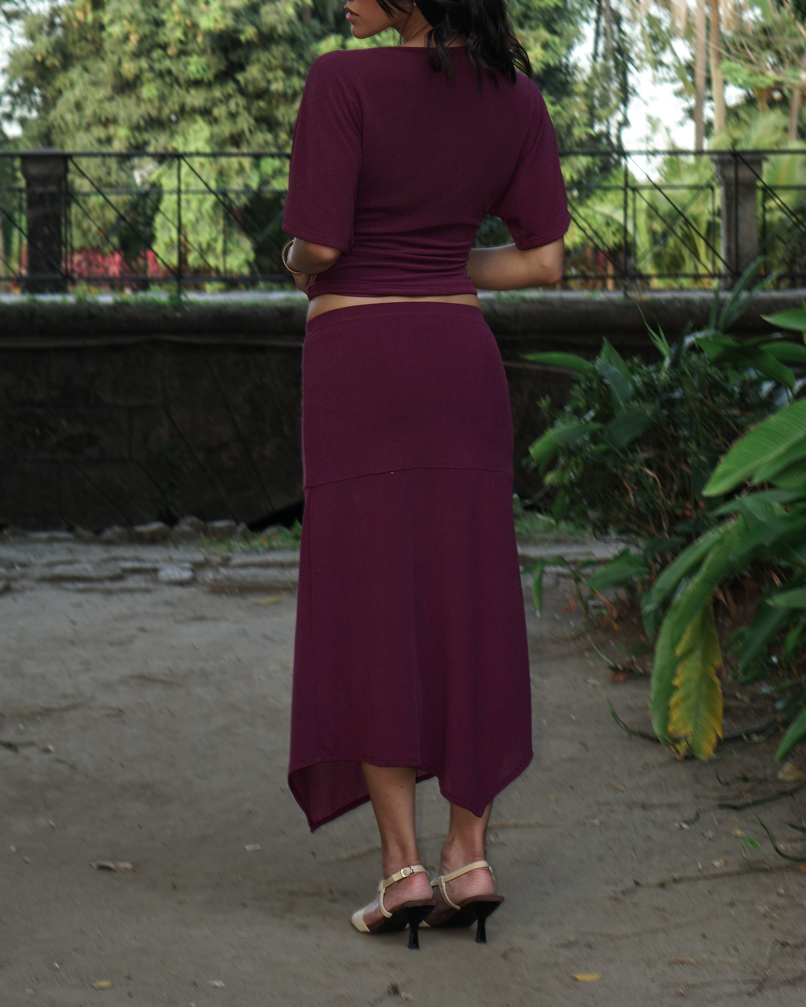 The Maeve Set in Plum