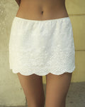 The Noa Skort in Daisy White